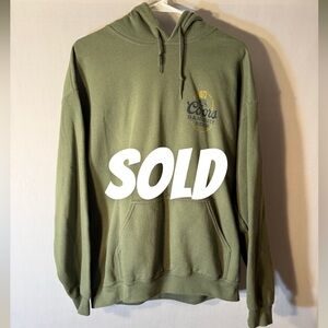 Coors Olive Green Men's Hoodie